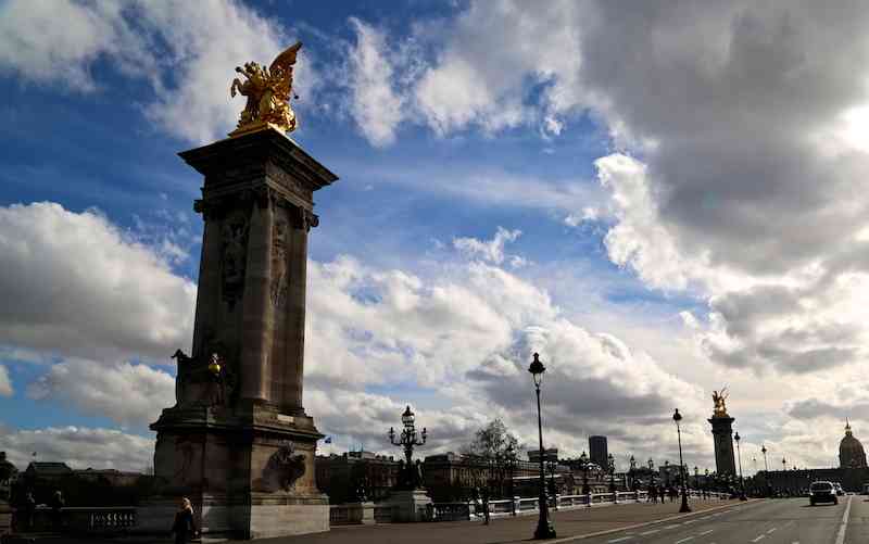 Golden Statue Guarding Pont Alexandre III