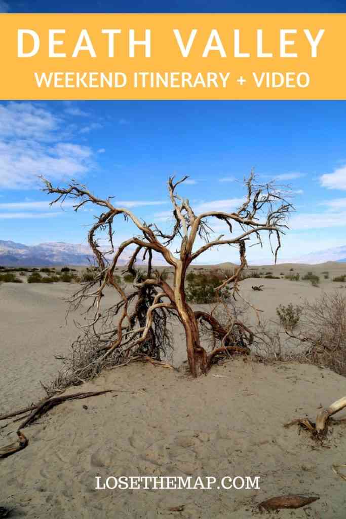death valley weekend itinerary