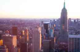 New York Skyline at sunset