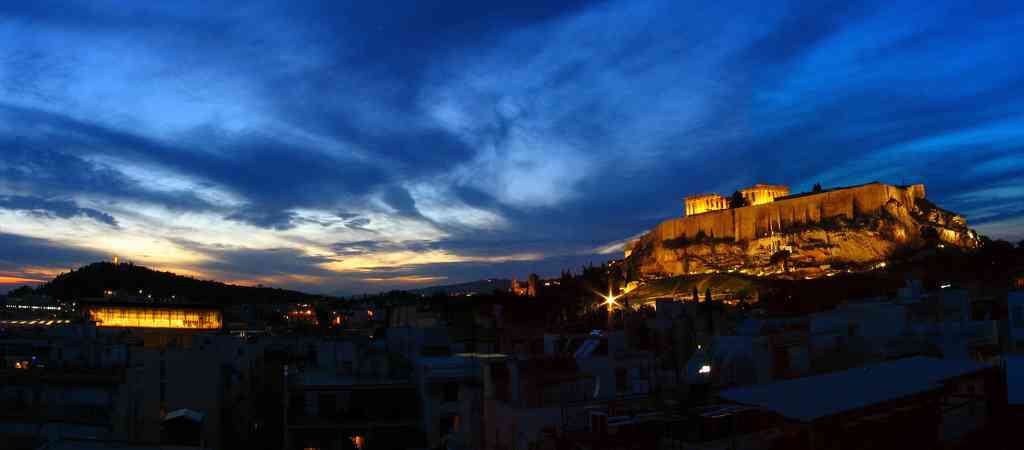 Evening in Athens - Parthenon