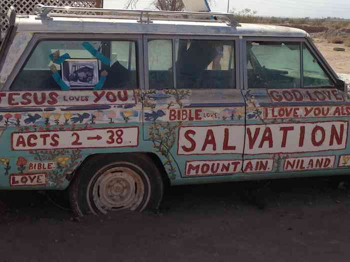 Salvation Mountain Car