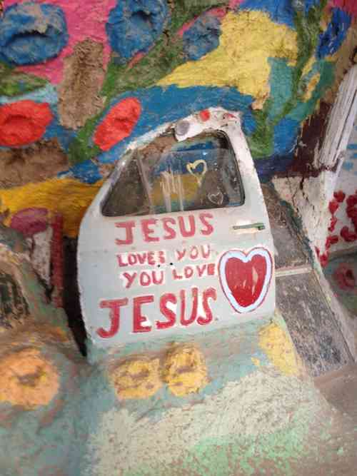 Salvation Mountain Jesus Loves You