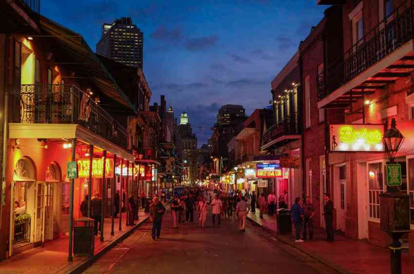 Bourbon Street, New Orleans