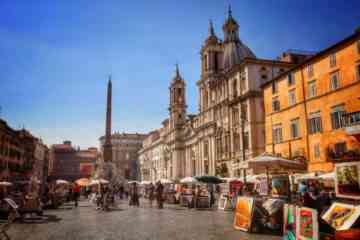 Rome piazza