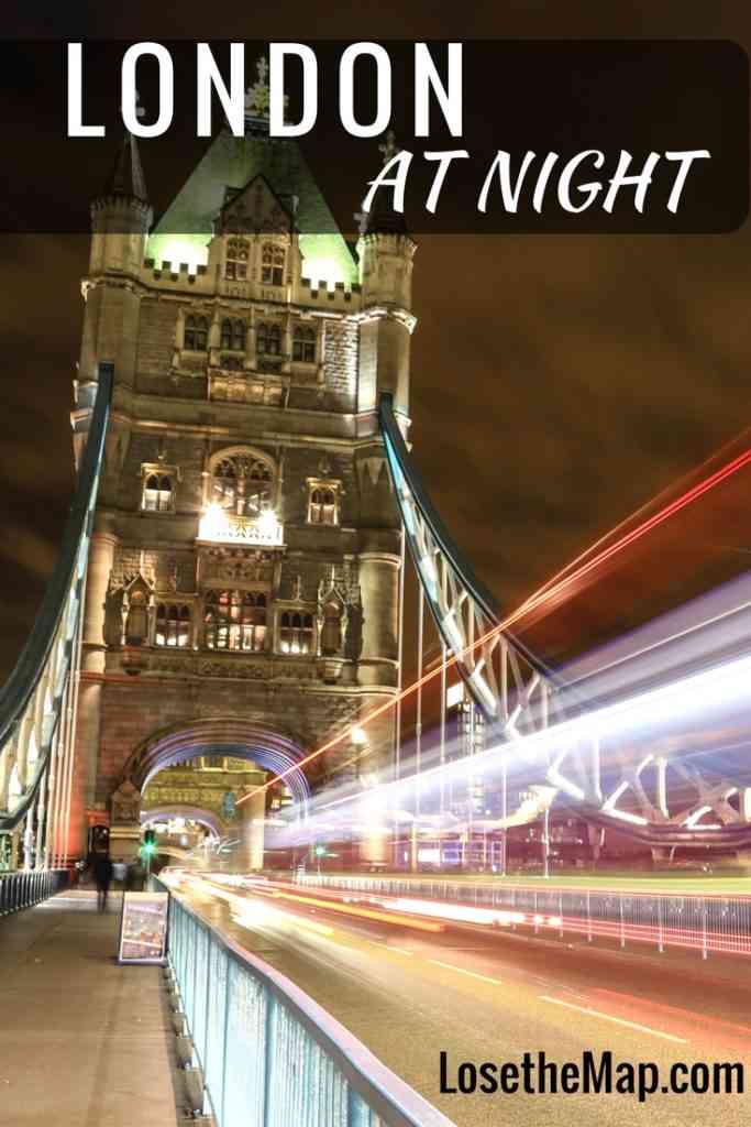 London at Night Pinterest