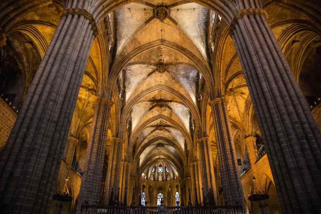 Barcelona Cathedral Ceiling