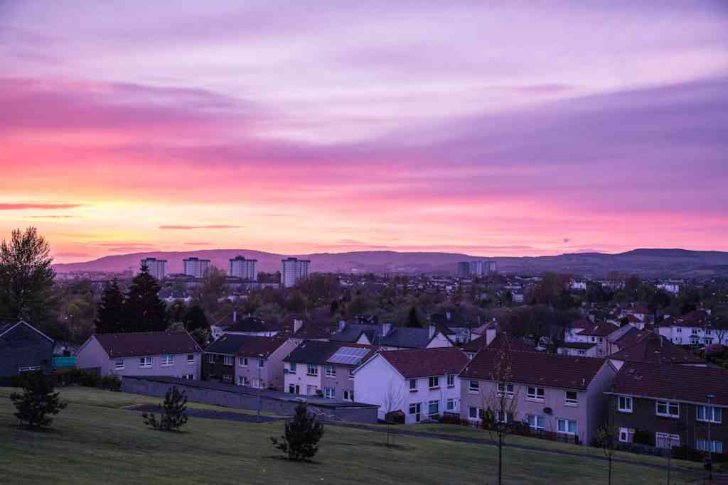 Glasgow Sunset