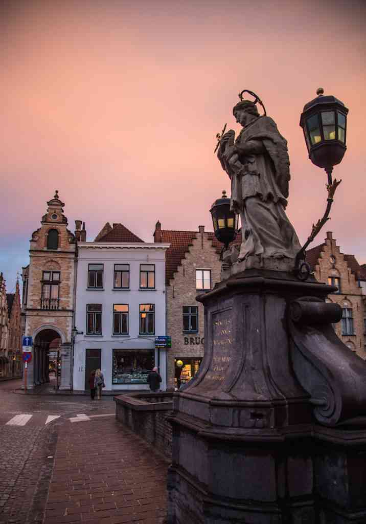 Bruges sunset