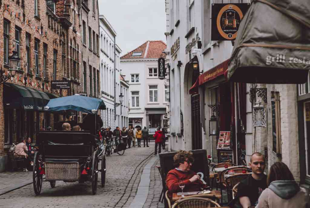 Horse drawn carriage Bruges