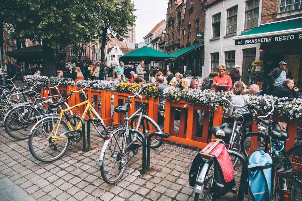 Bruges bicycles