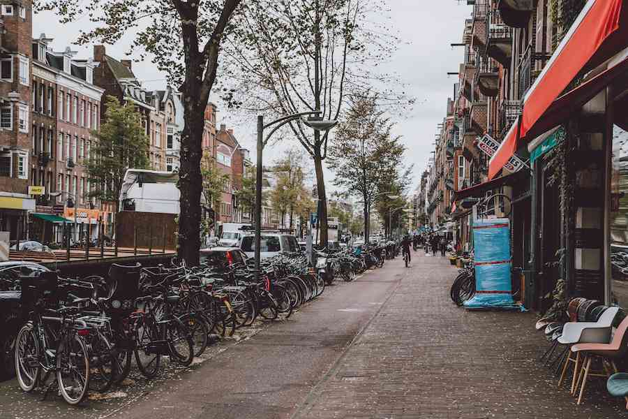 Amsterdam bike path