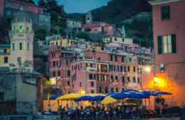 Vernazza, Cinque Terre, at night