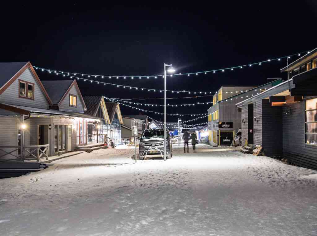 Longyearbyen, Svalbard main road