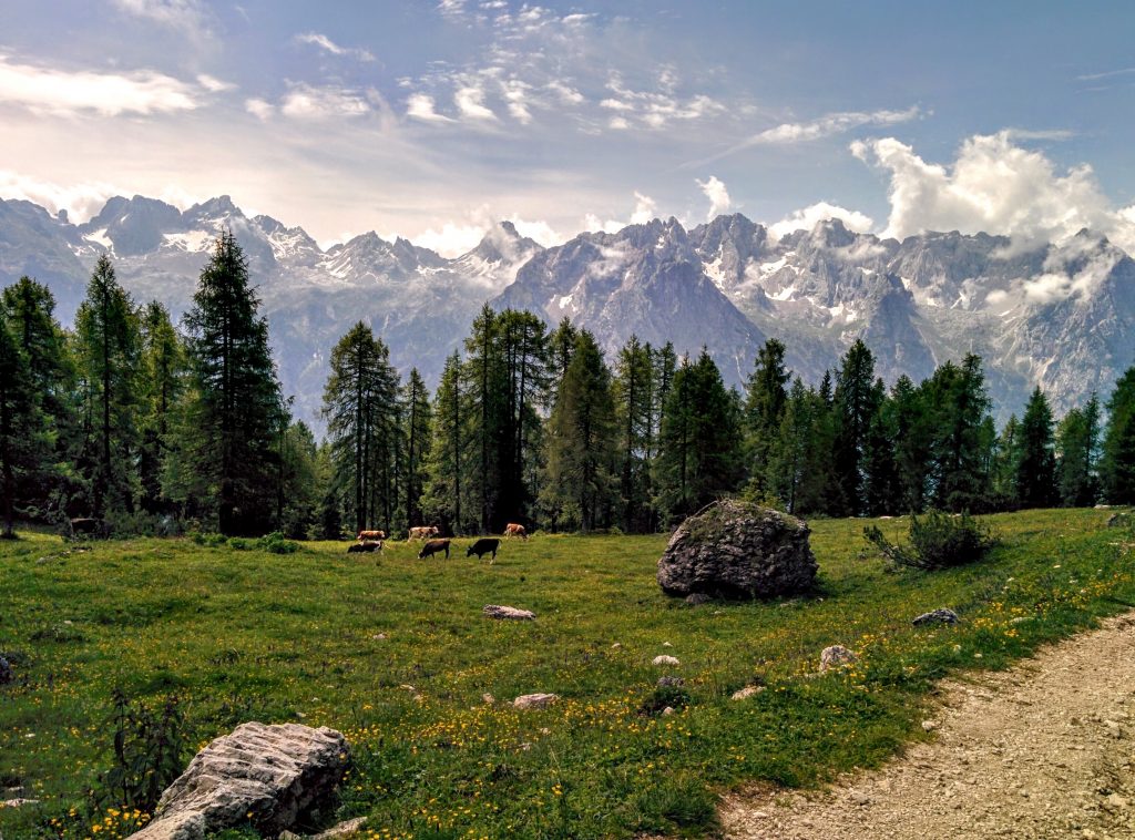 Cadini di Misurina landscape in Italy