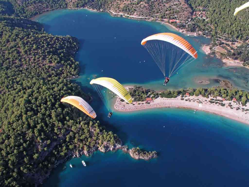 Parasailing adventure in Turkey