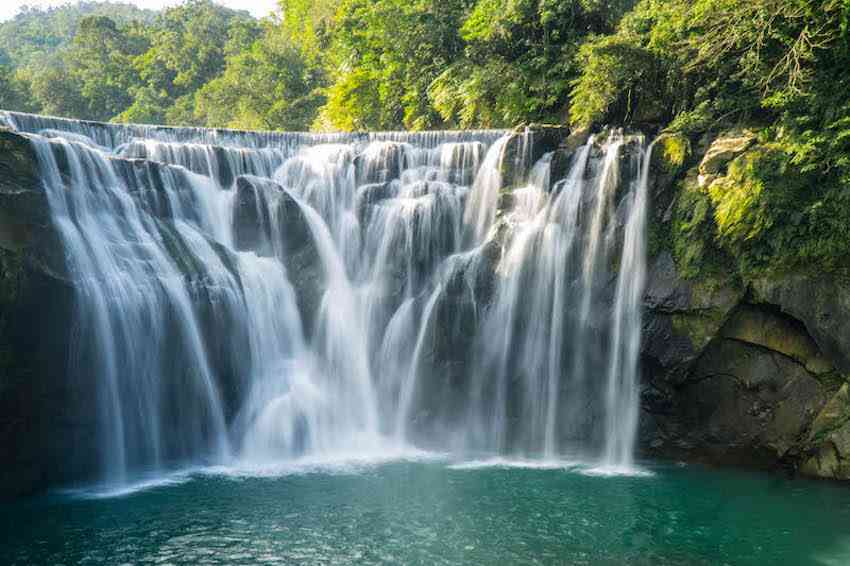 Waterfall adventures in Taiwan