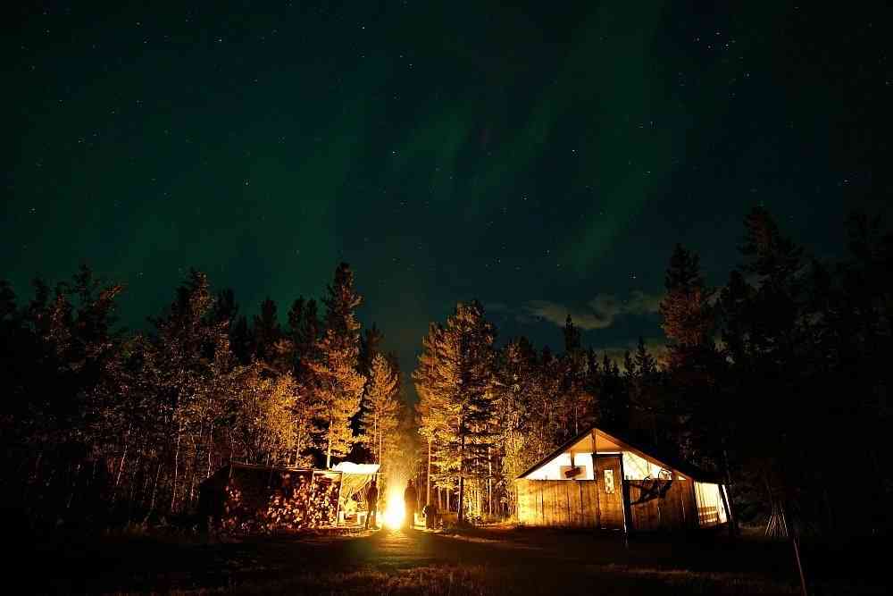 Northern lights in the Yukon