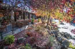 Riverhouse Currents Patio in the Fall