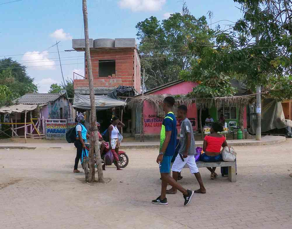 Snapshot of daily life in Palenque