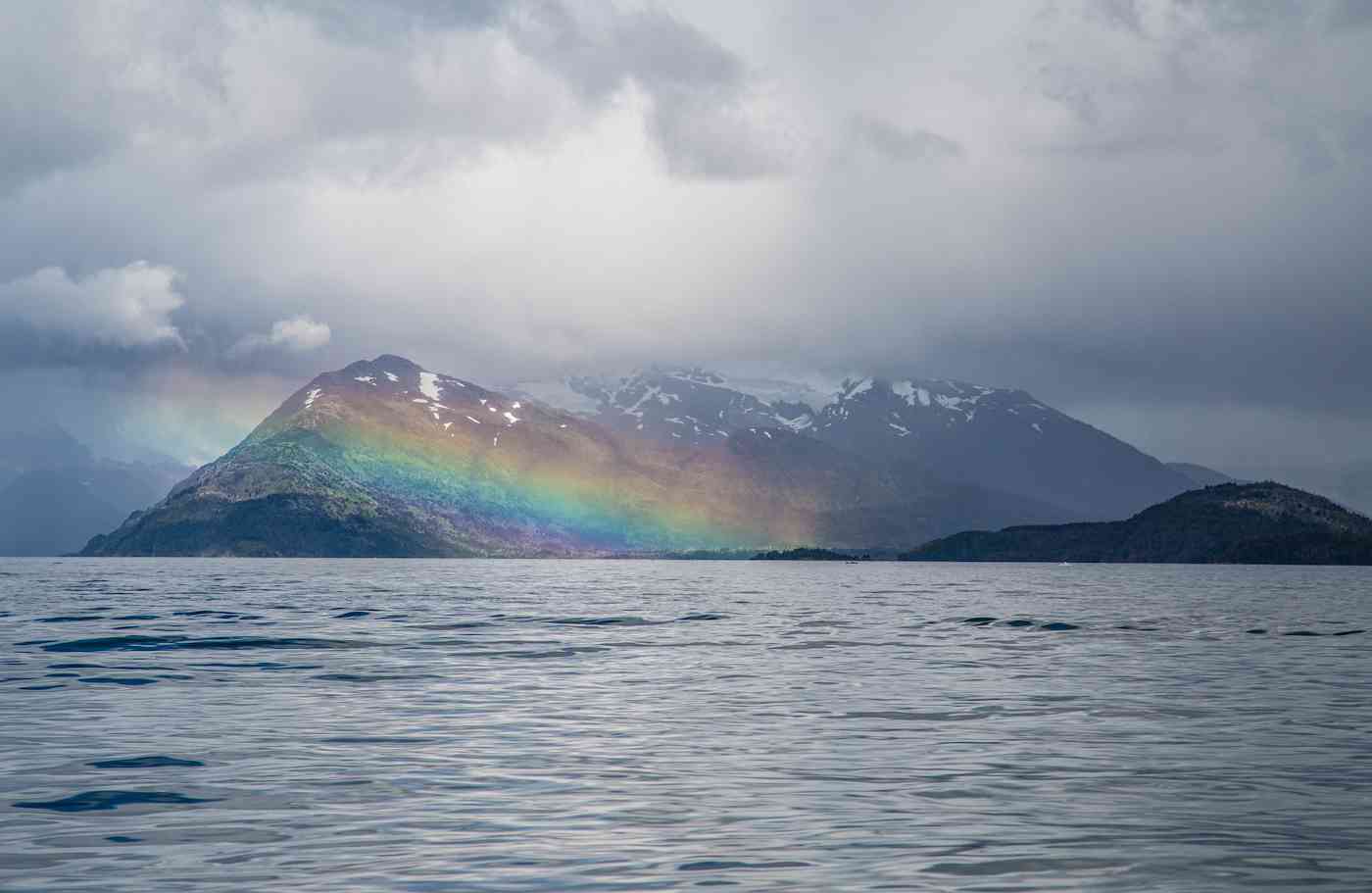 Rainbow in Patagonia